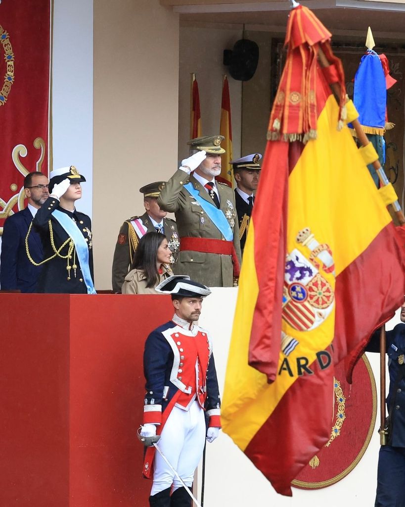 Los reyes y la princesa Leonor en el Día de la Hispanidad 2024