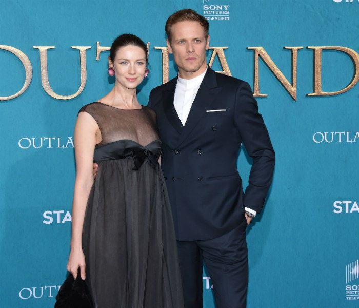 Caitriona Balfe y Sam Heughan