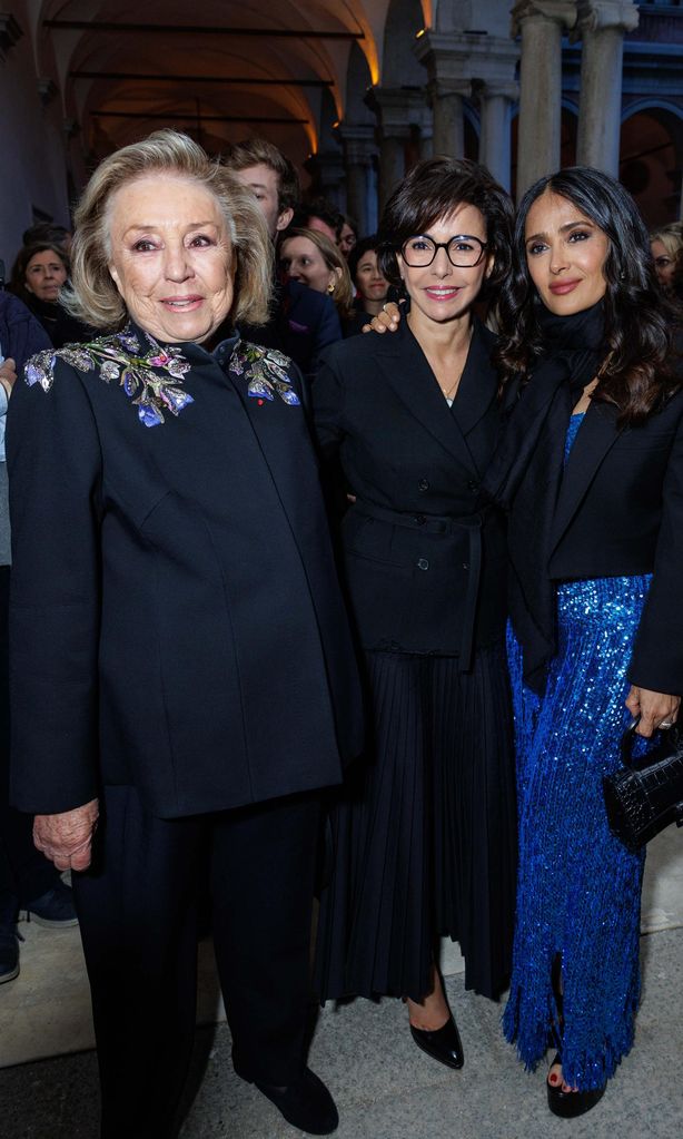 maryvonne pinault rachida dati y salma hayek