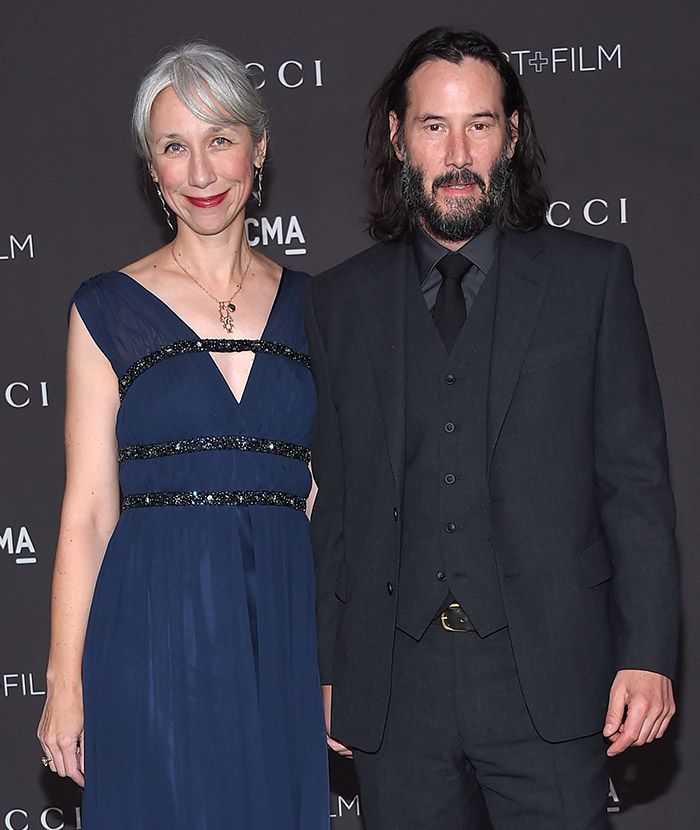 Keanu Reeves y Alexandra Grant