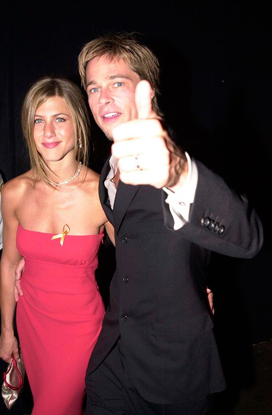 Jennifer Aniston y Brad Pitt