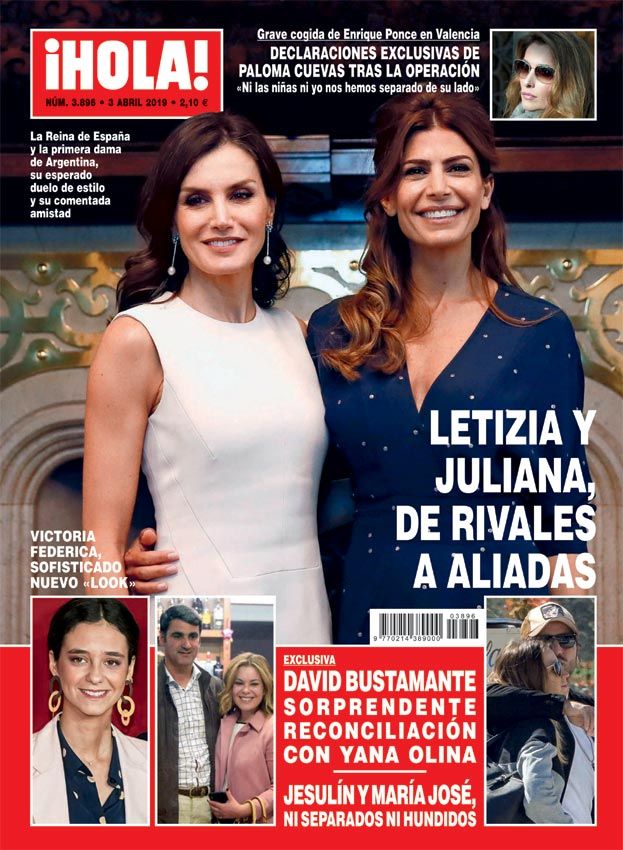 La reina Letizia y Juliana Awada en ¡HOLA!