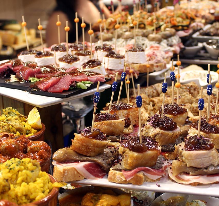 Festival de pinchos en las barras de Bilbao