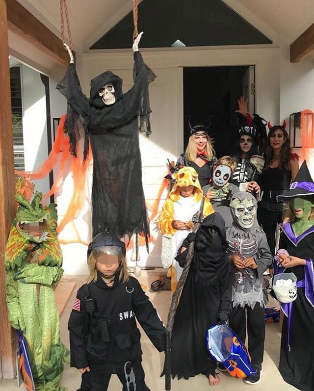 Elsa Pataky celebrando Halloween