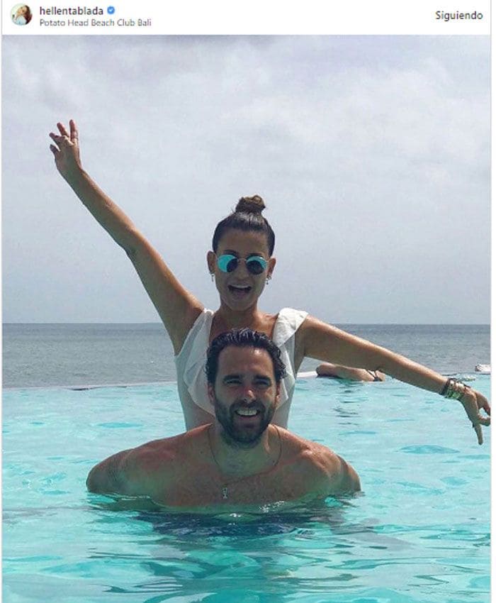 Elena Tablada felicita a su novio en Insgagram