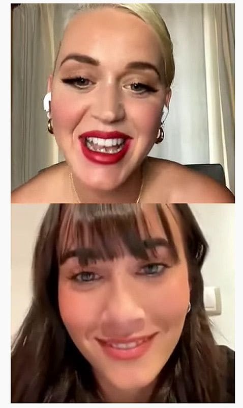 Aitana y Katy Perry 