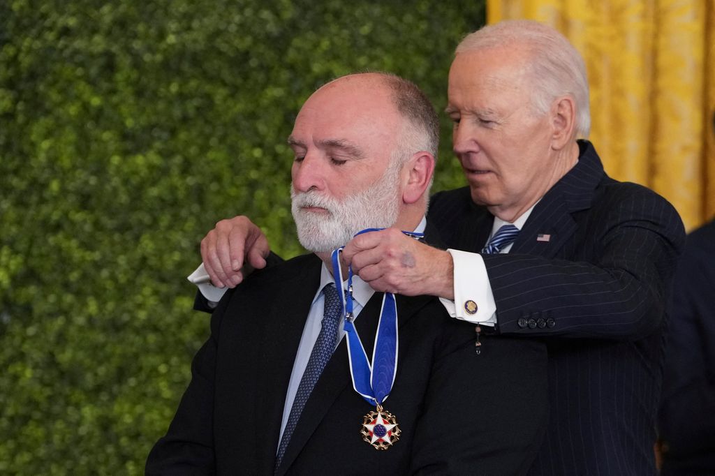 José Andrés y Joe Biden