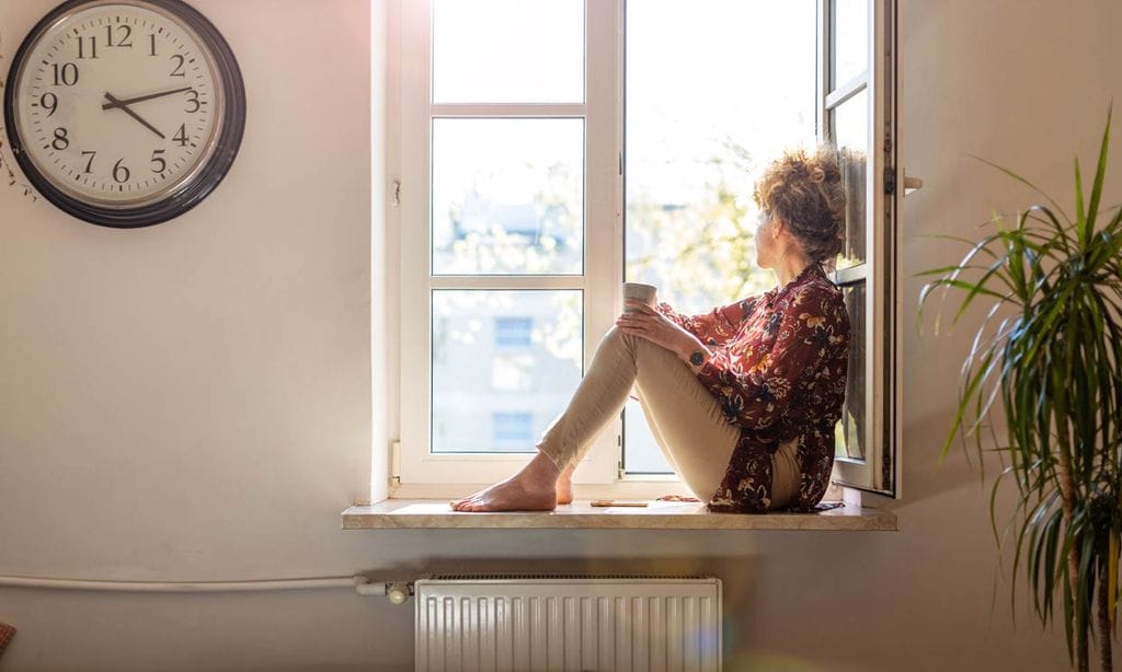 Chica en la ventana