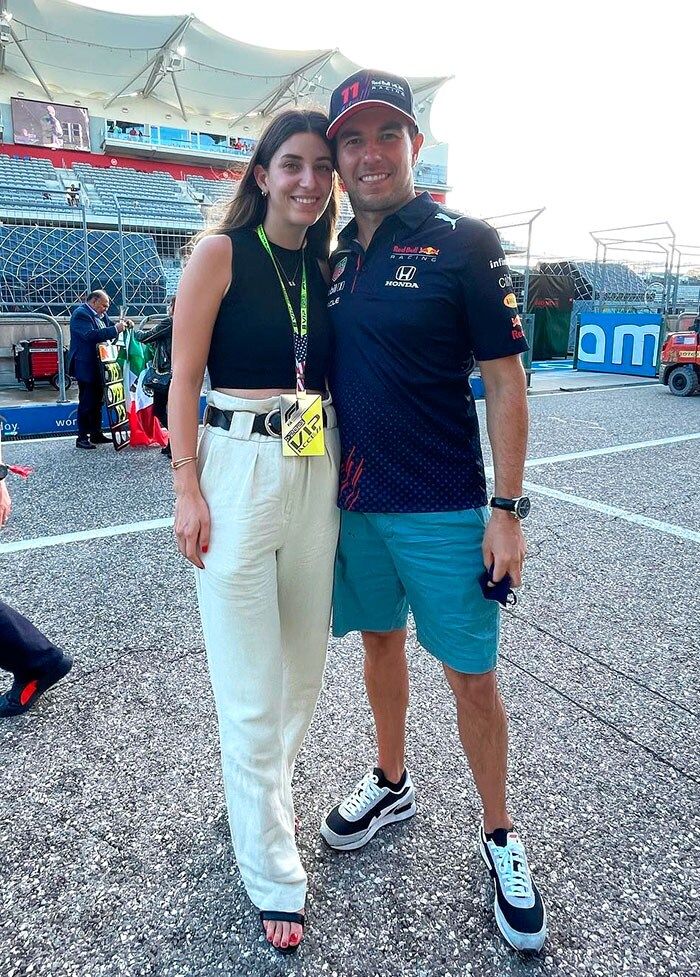 Checo Pérez y Carola Martínez