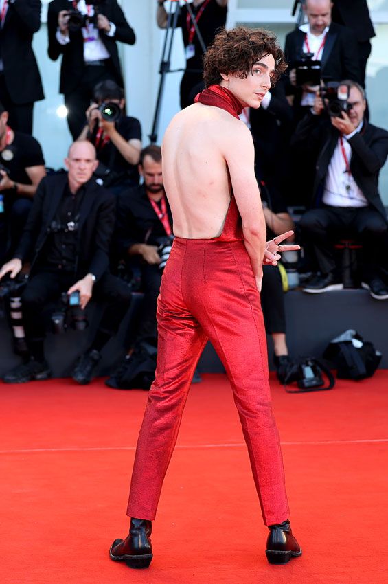 Timothée Chalamet en Venecia