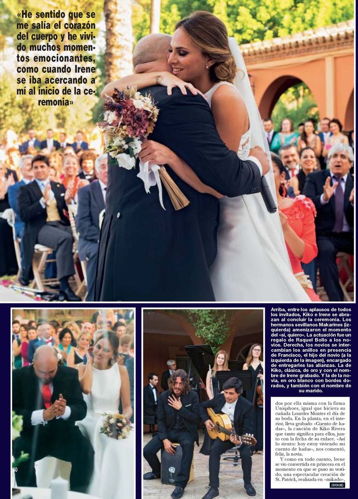 Boda Kiko Rivera e Irene Rosales - HOLA - octubre 2016