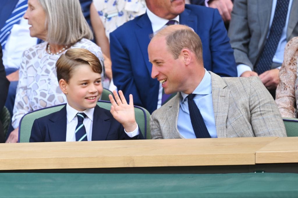 Prince William and his son, Prince George