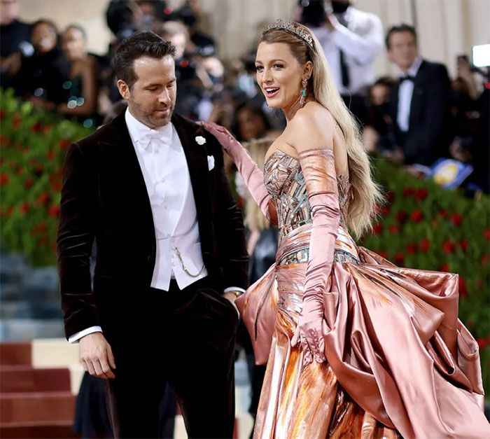 Ryan Reynolds, asombrado con el vestido de Blake Lively