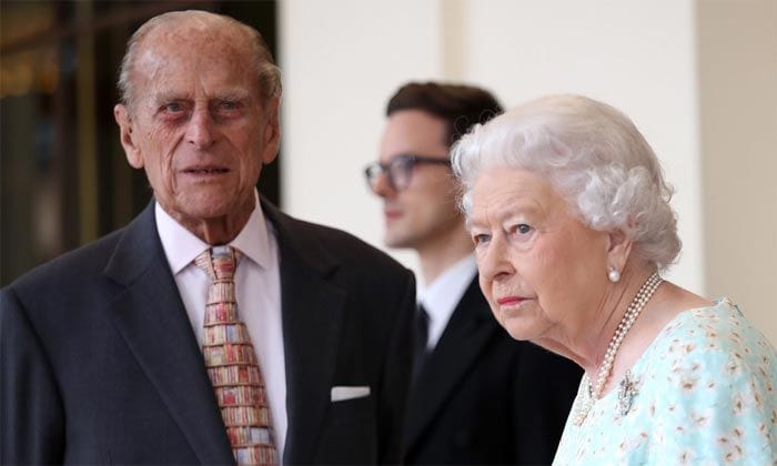 Felipe de Edimburgo y la reina Isabel II