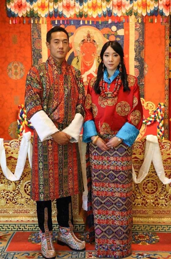 Princesa Eeuphelma Choden Wangchuck de Bután y Dasho Thinlay Norbu 