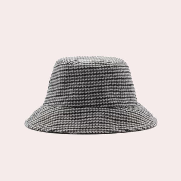 Gorro bucket pata de gallo Mango