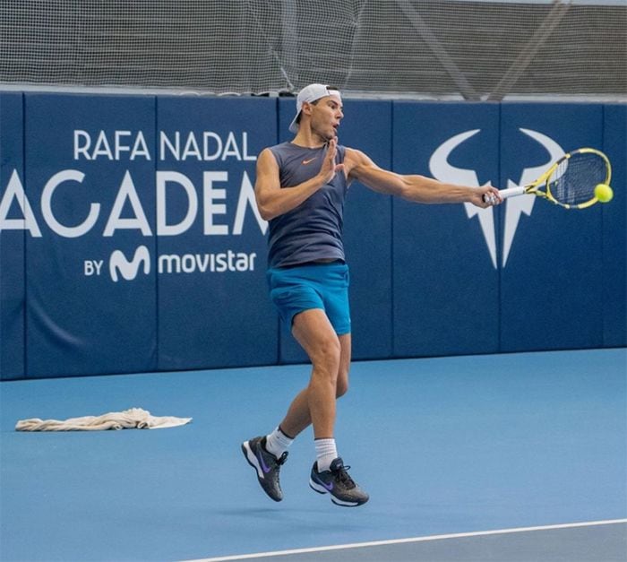 Rafael Nadal vuelve al trabajo cinco días después de su boda