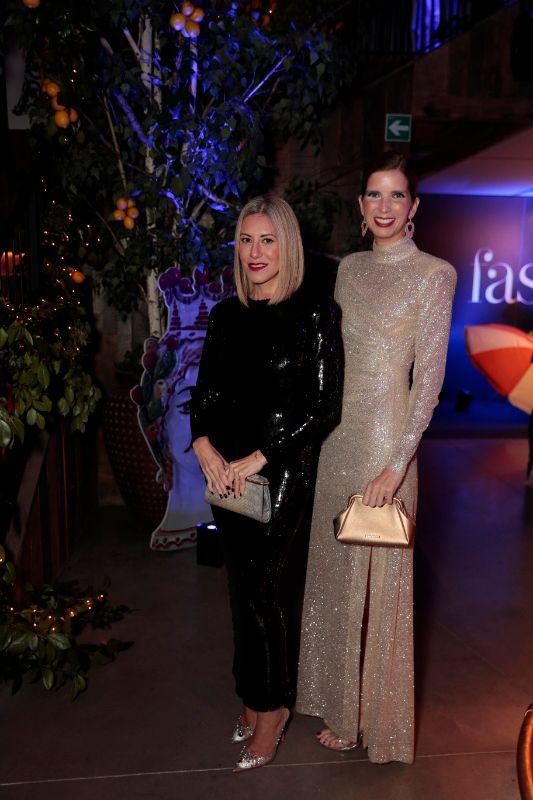 Margarita Vargas y Cristina Reyes en los premios FASHION al talento