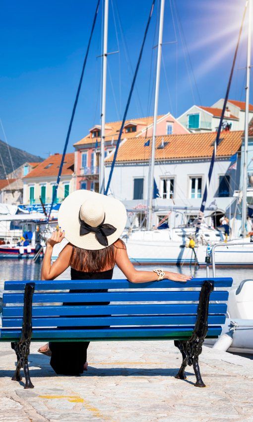 Glamour en el pueblo de Fiskardo, en la isla griega de Cefalonia.