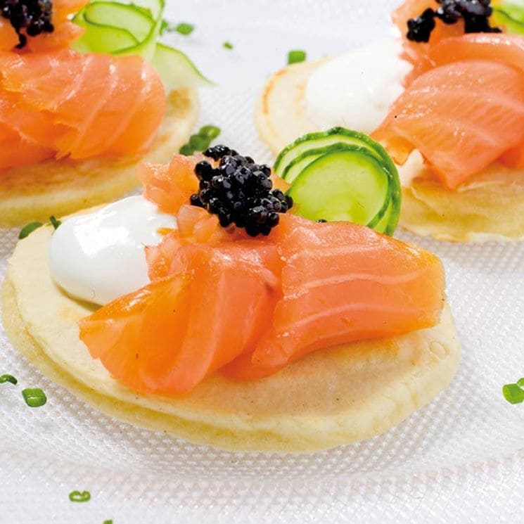 blinis salmon