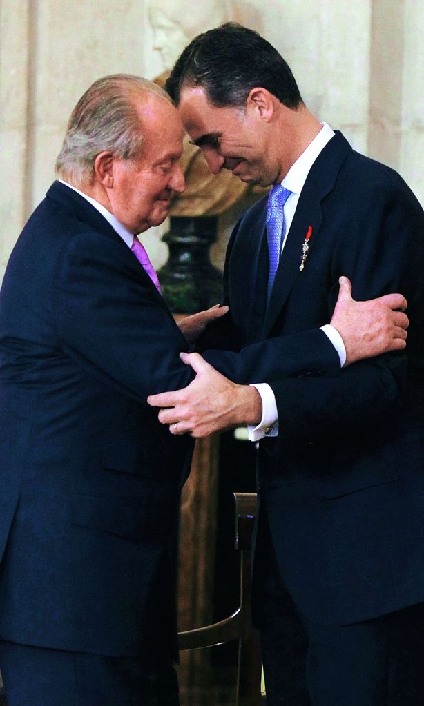 El Rey Juan Carlos y Felipe IV