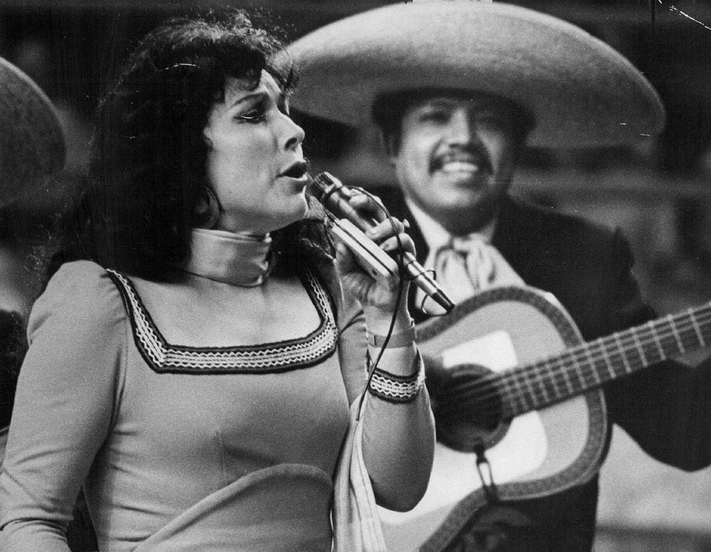 Flor Silvestre en septiembre de 1975 en un rodeo en Denver