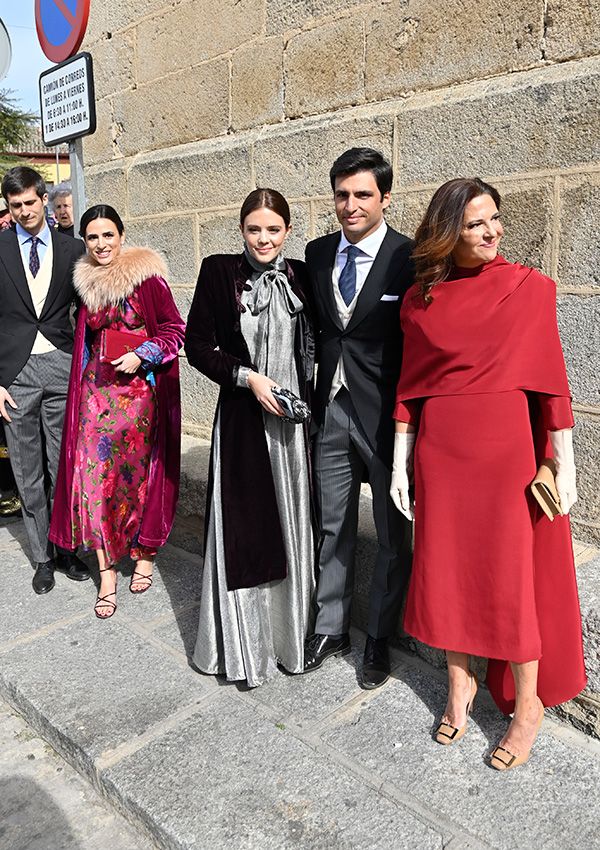 Familia de Ana Sainz en su boda