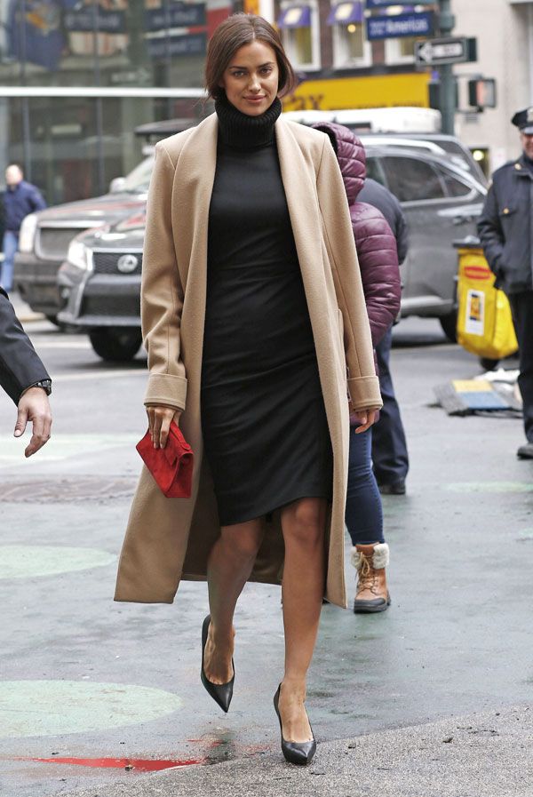 Irina Shayk fotografiada esta semana en Nueva York