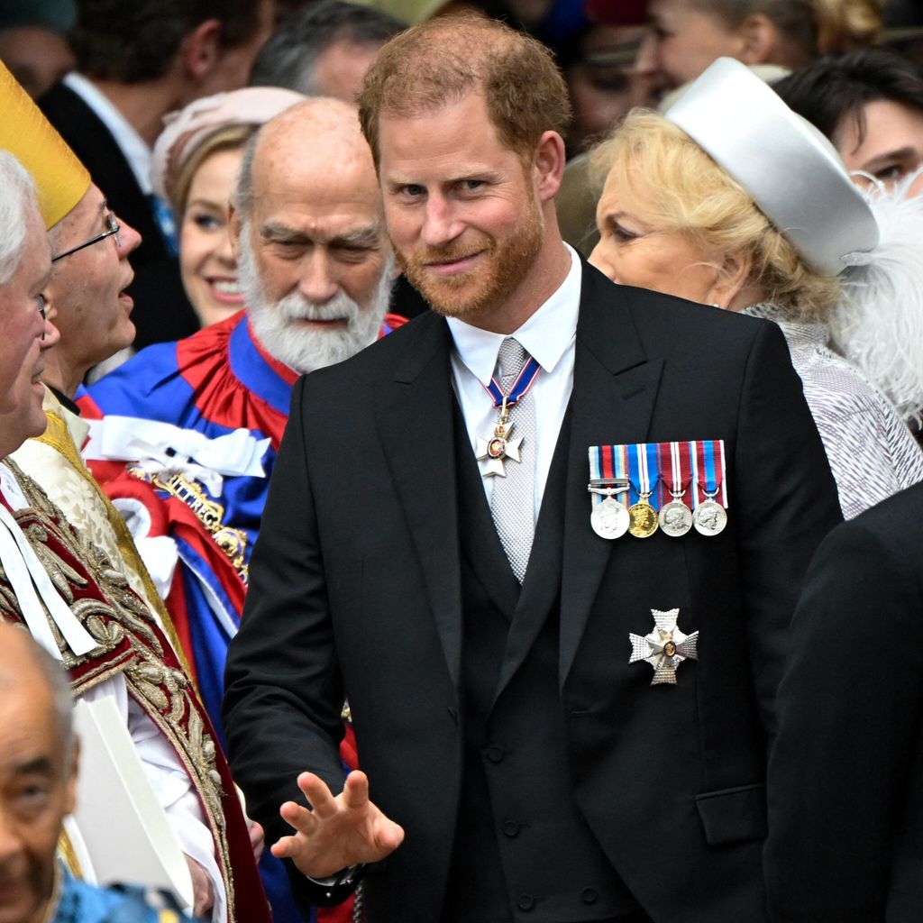 Prince Harry attended his father\'s coronation ceremony at Westminster Abbey on May 6, 2023