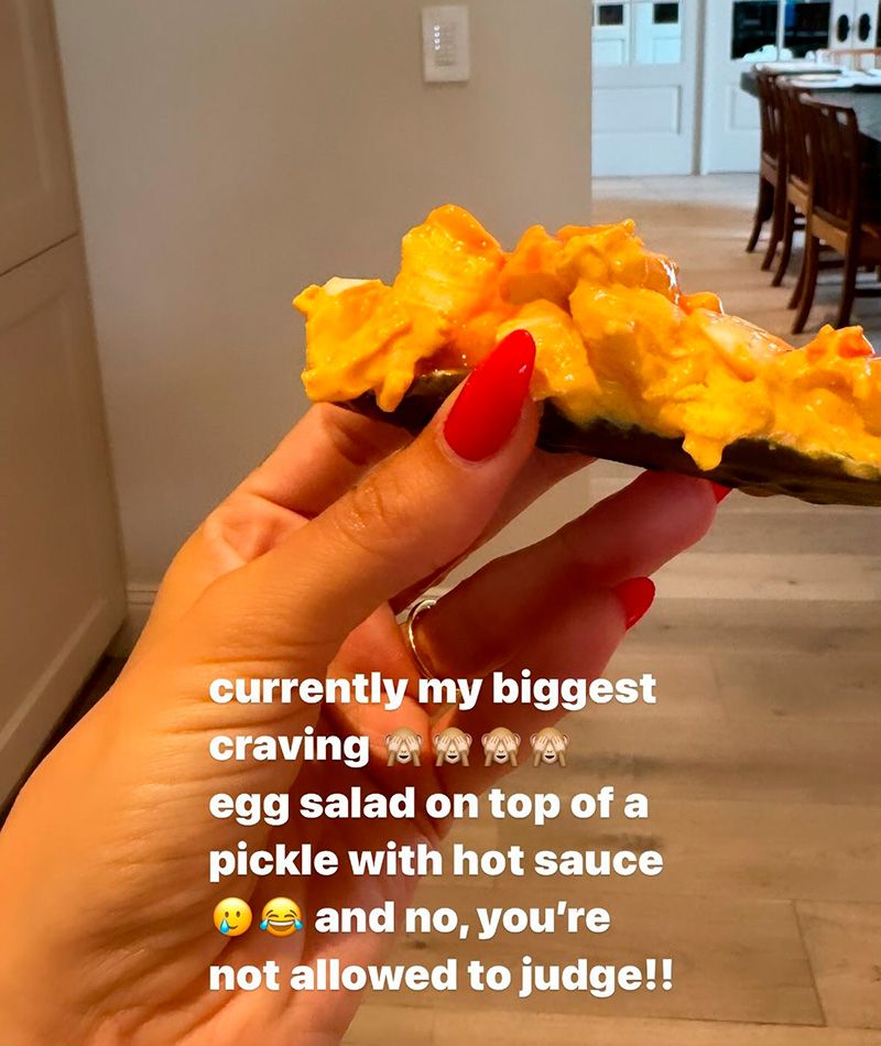 El antojo de embarazo de Hailey Bieber