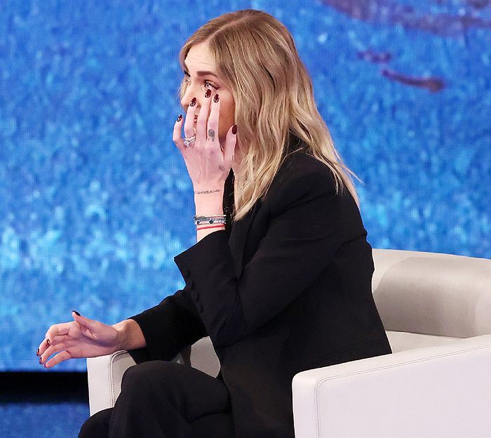 Chiara Ferragni habla por primera vez en televisión tras su ruptura con Fedez