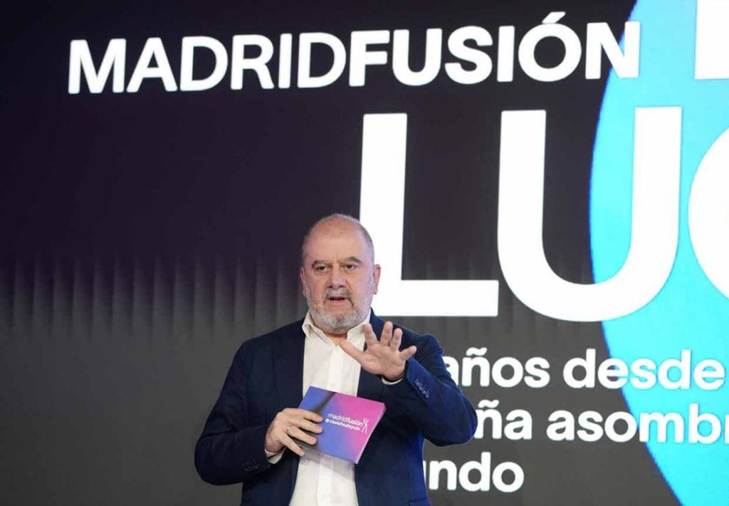 Benjamín Lana, director de Madrid Fusión, hace unos días durante la presentación de la nueva edición del congreso