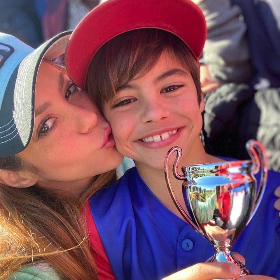 Shakira y su hijo