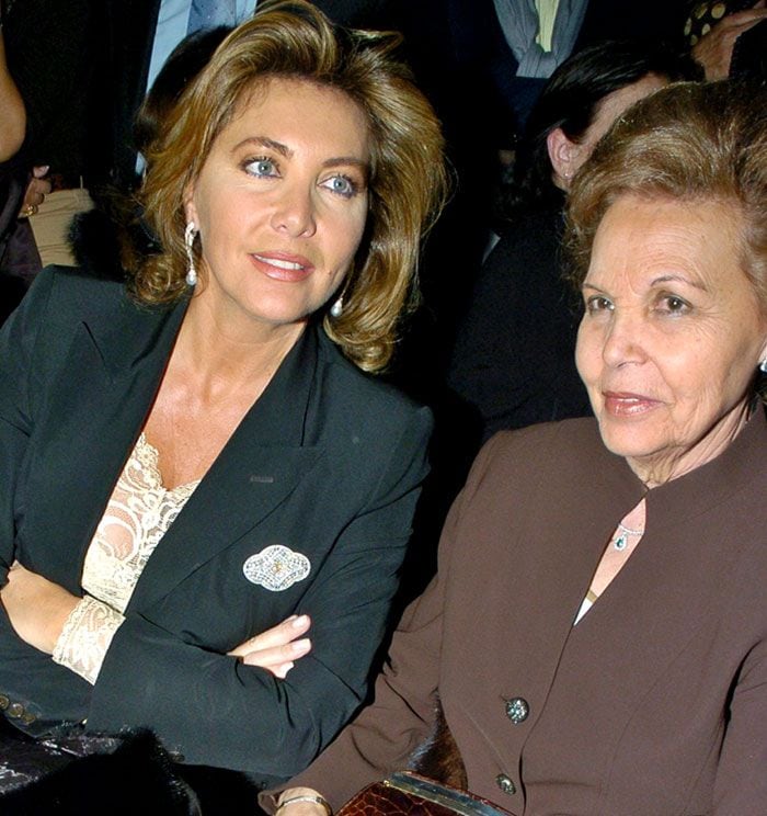 Norma Duval y su madre