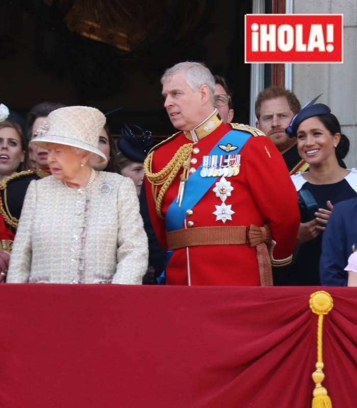 La Familia Real británica en el Trooping The Colour