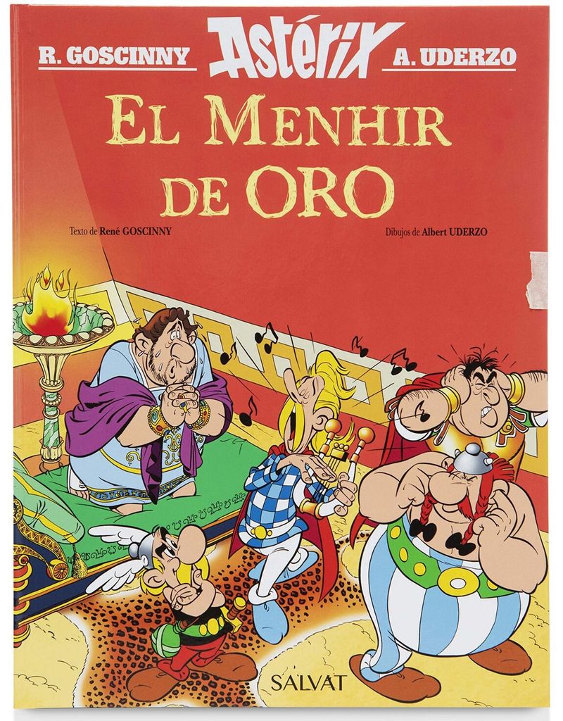 ast rix y ob lix el menhir de oro de albert uderzo ren goscinny salvat 