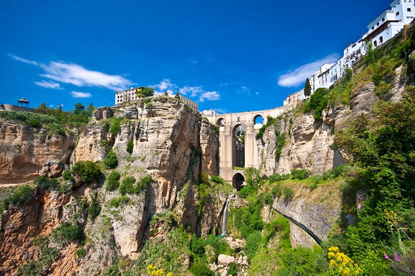 Vistas del puente de Ronda 