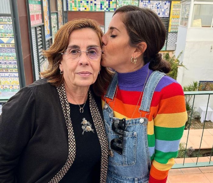 Mercedes Bernal y su hija