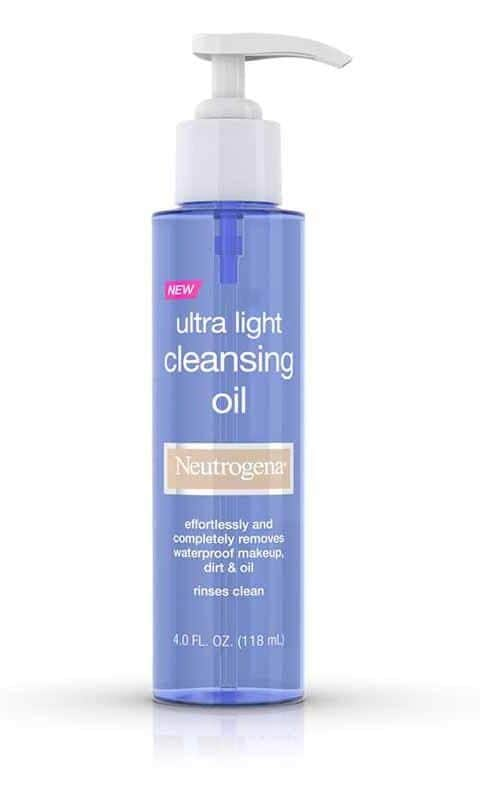 ultra light face cleansing oil neutrogena