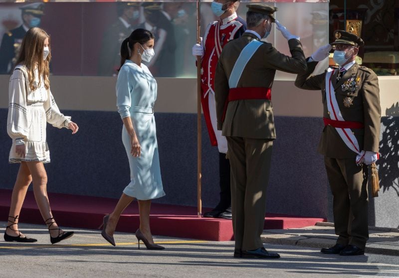 La infanta Sofía y sus padres