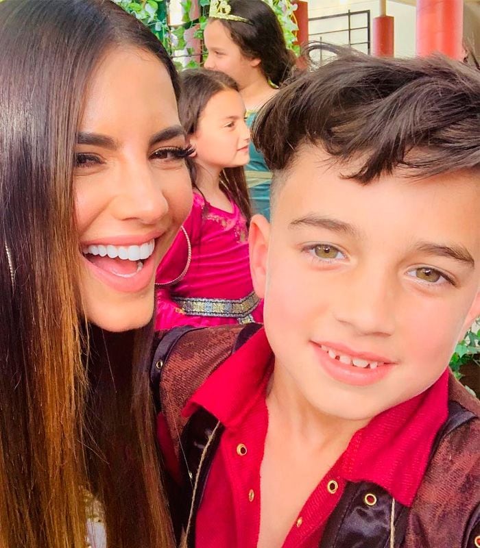 Gaby Espino y sus hijos