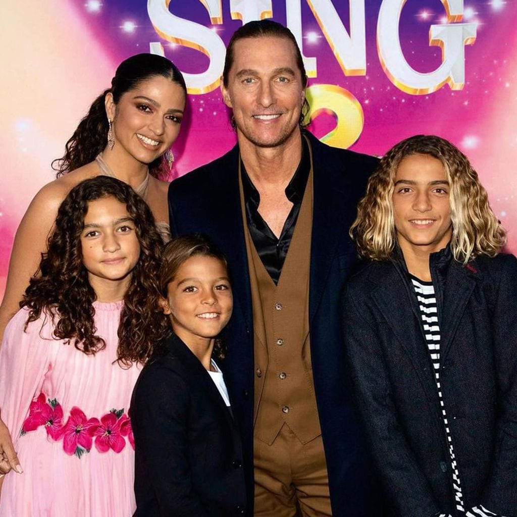 Matthew McConaughey y su familia HOLA4109