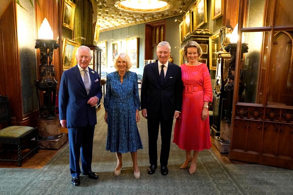 Rey Carlos, reina Camilla, Felipe de Bélgica, Matilde de Bélgica