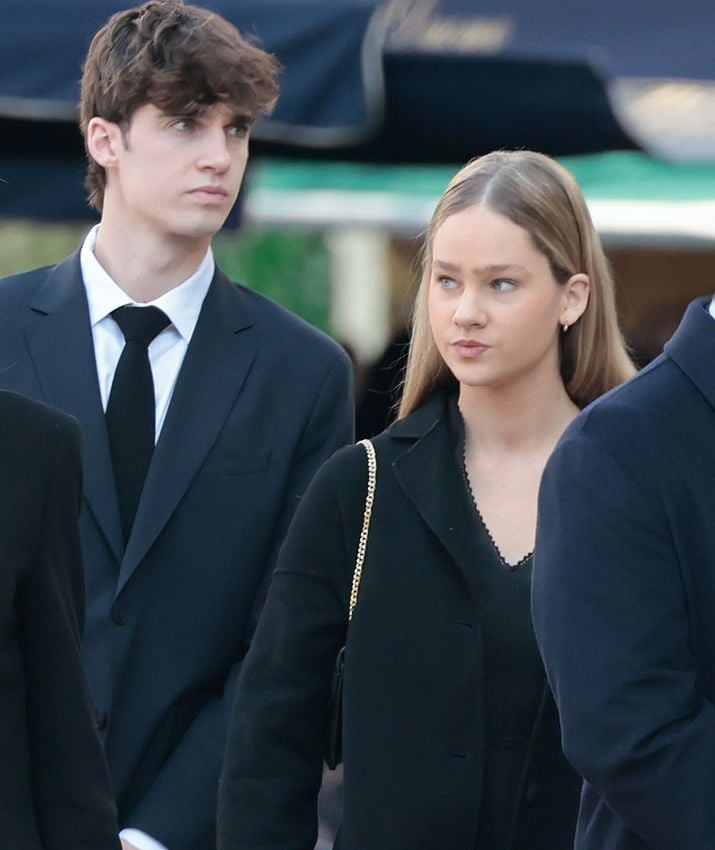 Irene Urdangarin en el funeral de Constantino de Grecia