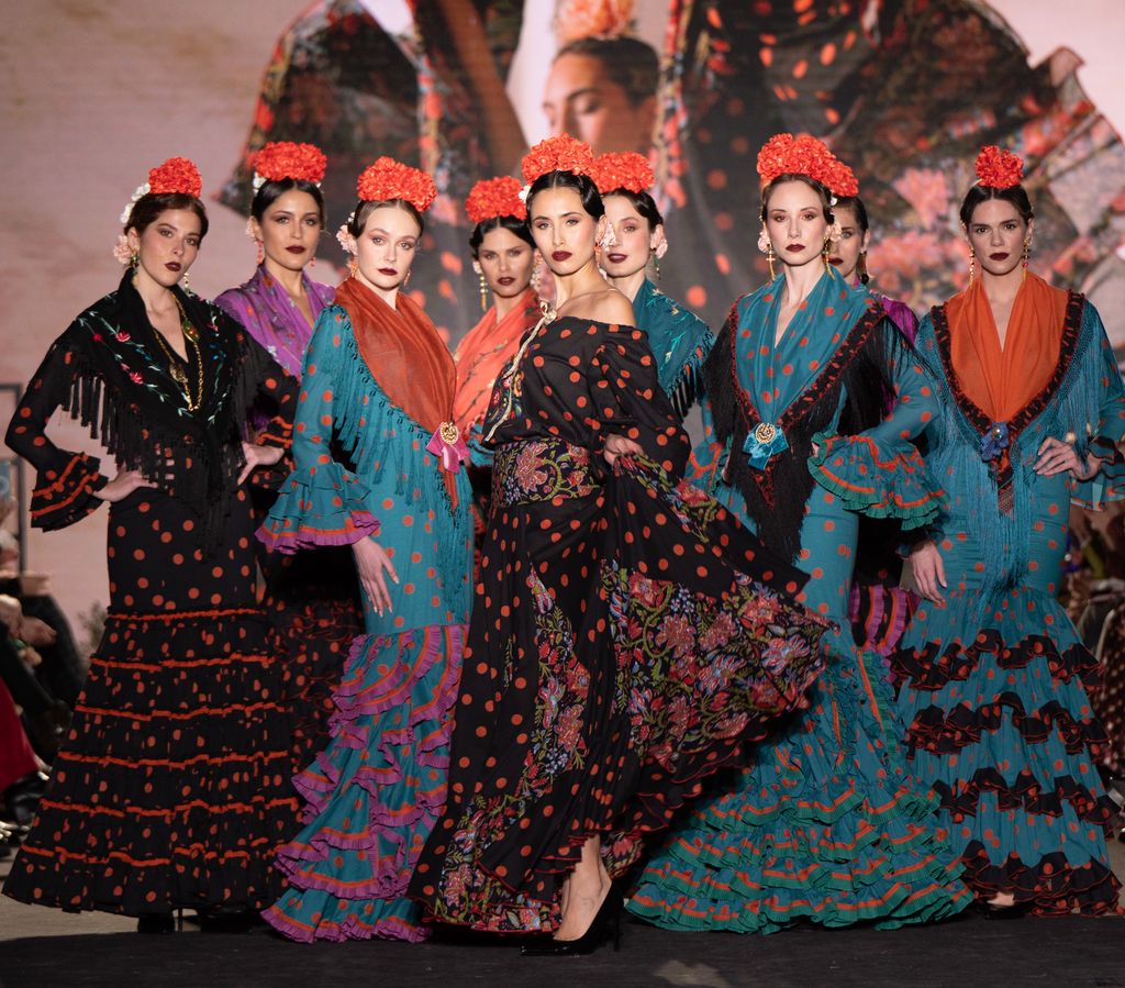 Desfile de Delia Nuñez (Flamenca Pol Nuñez)