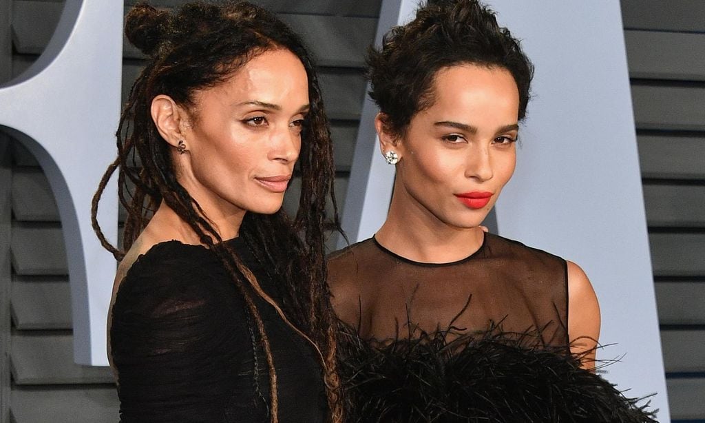 zoe kravitz y lisa bonet vestidas de negro