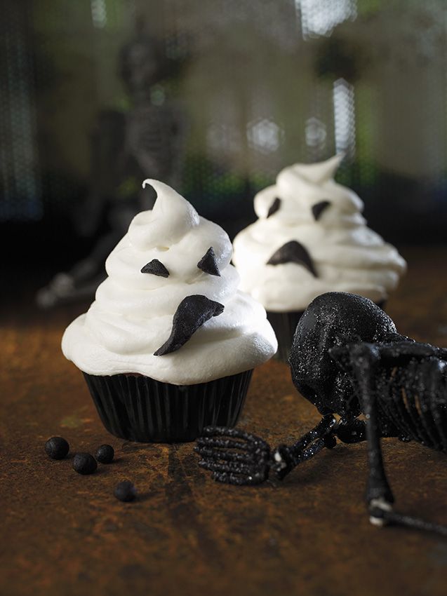 cupcakes halloween chocolate fantasma