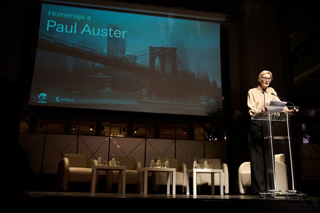 Siri Hustvedt en tributo a Paul Auster Tribute en Madrid