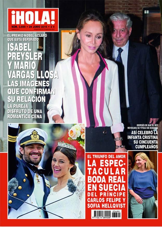 HOLA 4022. Portadas Cristina de Borbón e Iñaki Urdangarín.