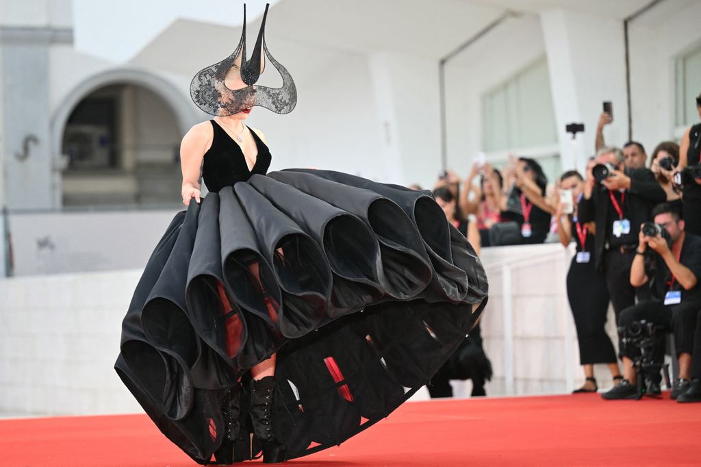 Lady Gaga en el estreno de Joker: Folie a Deux en el festival de cine de Venecia, septiembre de 2024